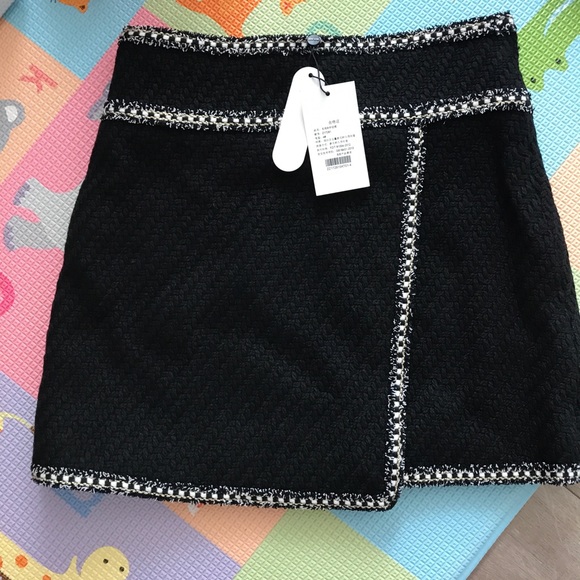 Korean Fasion Tweed A line Mini Skirt S - Picture 6 of 6